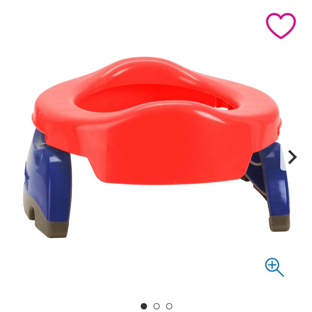 Pink and Purple Potette Plus Portable Potty Seat
